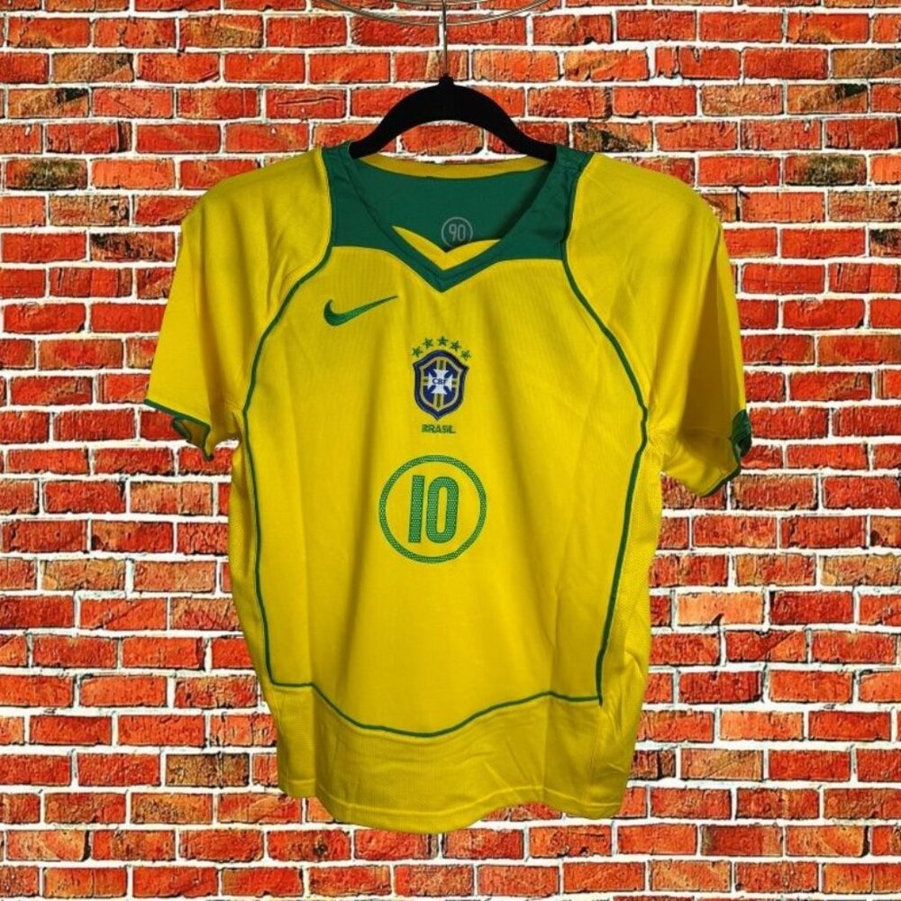 RONALDINHO BRAZIL 2004 HOME KIT